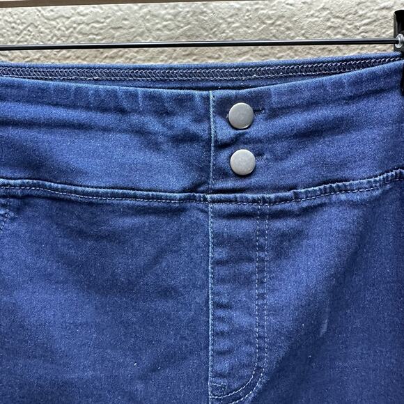 Terra And Sky Jeans Womens 1X 16W 18W Blue Denim Stretchy Plus Size Casual - Picture 10 of 13